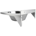 Commercial Wall Mounted Hand Wash Basin 360 × 360mm SS304 Stainless Steel 1.0mm | CaterEq CEWBR30A