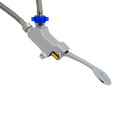 Commercial Foot Operated Hand Wash Sink with Stand & Corner Splashback Stainless Steel 360x360x900mm | CaterEq CEWBR50AS