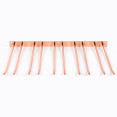 Wine Glass Rack Copper Wall mounted Length 300mm 15 wine glasses - CEWGA58500300C