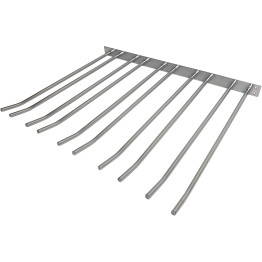 Wine Glass Rack Silver Wall mounted Length 400mm 20 wine glasses - CEWGA58500400S