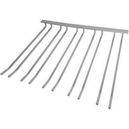Wine Glass Rack Silver Ceiling mounted Length 300mm 15 wine glasses - CEWGB58500300S