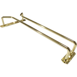 Wine Glass Rack Gold Ceiling mounted Length 250mm 3 wine glasses - CEWGR110G