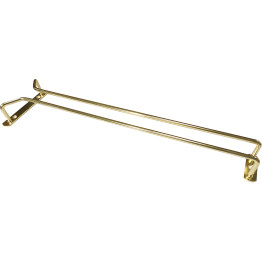 Wine Glass Rack Gold Ceiling mounted Length 400mm 5 wine glasses - CEWGR116G