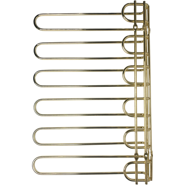 Wine Glass Rack Gold Ceiling mounted Length 450mm 20 wine glasses - CEWGR5G
