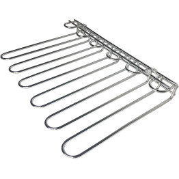 Wine Glass Rack Silver Ceiling mounted Length 450mm 20 wine glasses - CEWGR5S