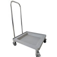 Dishwasher Rack Dolly with Handle 540 x 540 x 785mm | CaterEq CEWH070H