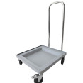 Dishwasher Rack Dolly with Handle 540 x 540 x 785mm | CaterEq CEWH070H