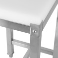 Commercial Stainless Steel Cutting Board Stand with Polyethylene Chopping Block 500x400x750mm | CaterEq CEWH505670