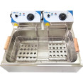 Commercial Twin Fryer Electric 14 litre 2.5+2.5kW Countertop - CEWHCD171 Commercial Twin Fryer Electric 14 litre 2.5+2.5kW Countertop - CEWHCD171