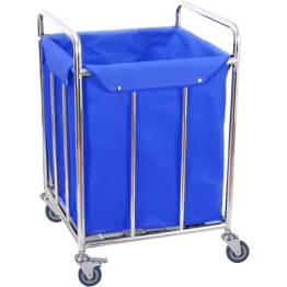 Stainless Steel Linen Trolley 550x550x900mm - CEWHDC5555