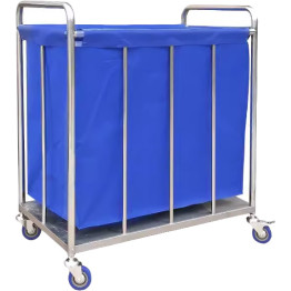 Stainless Steel Linen Trolley 800x500x860mm - CEWHDC8050