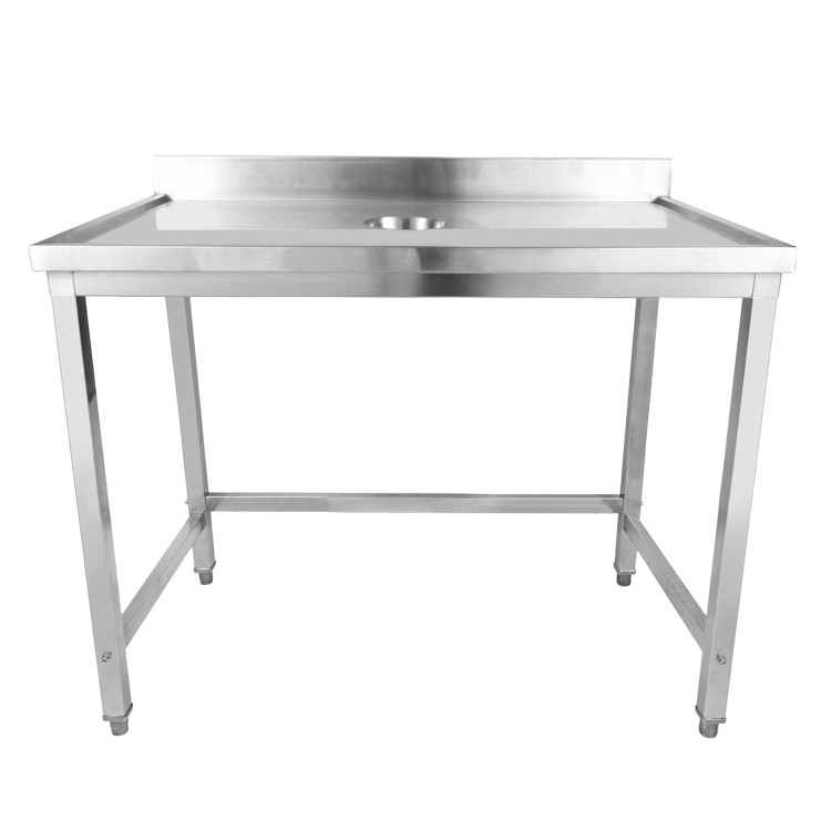Professional Waste Disposal Table Stainless Steel 4 Side Up Marine Edge Backsplash 2000x600x950mm | CaterEq CEWHDW20060B Professional Waste Disposal Table Stainless Steel 4 Side Up Marine Edge Backsplash 2000x600x950mm | CaterEq CEWHDW20060B