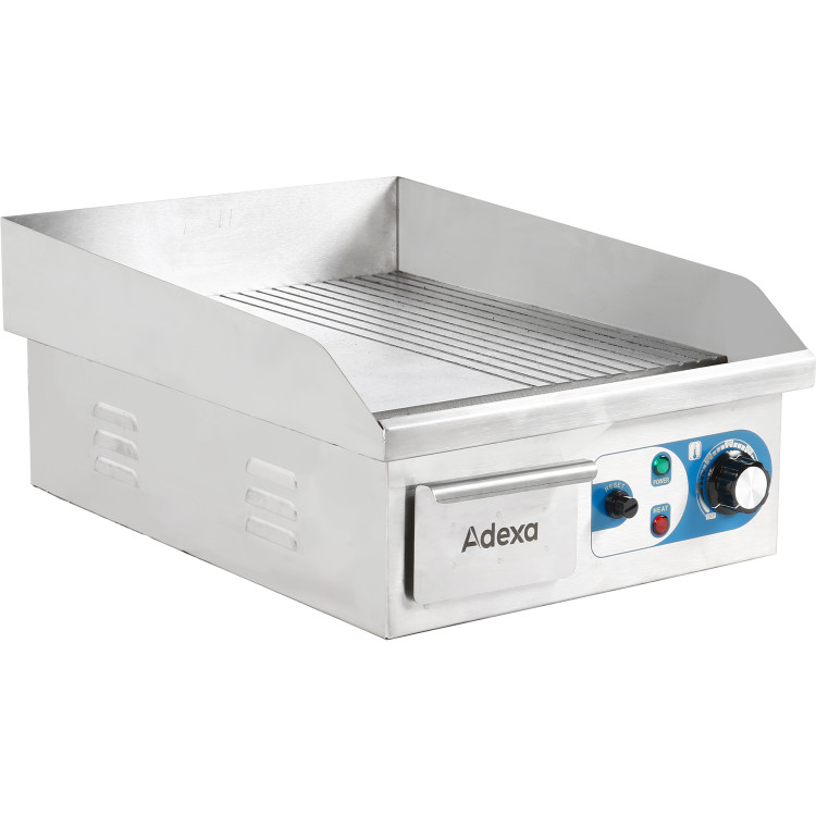 Commercial Griddle Smooth/Ribbed Small 1 zone 2kW Electric - CEWHEG810AFR