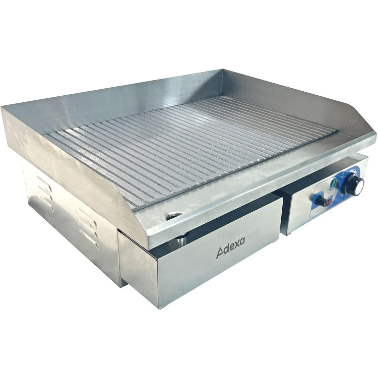 Commercial Griddle Ribbed Medium 1 zone 3kW Electric - CEWHEG818AR