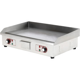 Commercial Griddle Smooth 728x393mm 2 zones 4.4kW Electric - CEWHEG820AF