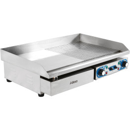 Commercial Griddle Smooth/Ribbed 728x393mm 2 zones 4.4kW Electric - CEWHEG820AFR Commercial Griddle Smooth/Ribbed 728x393mm 2 zones 4.4kW Electric - CEWHEG820AFR