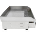 Commercial Griddle Smooth/Ribbed 728x393mm 2 zones 4.4kW Electric - CEWHEG820AFR