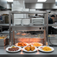 Commercial Double Tier Heated Gantry with Adjustable Heat Bridge Position 900 x 335 x 700mm | CaterEq CEWHESP903470 Commercial Double Tier Heated Gantry with Adjustable Heat Bridge Position 900 x 335 x 700mm | CaterEq CEWHESP903470