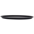 Non-skid Serving tray Super plastic Round 14" Black - CEWHF1400