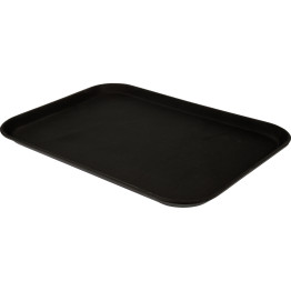 Non-skid Serving tray Super plastic Rectangular 350x270mm Black - CEWHF1014