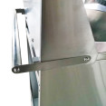 Foot Operated Mobile Wash Basin with Backsplash Paper Towel Dispenser & Castors Stainless Steel - CEWHF277
