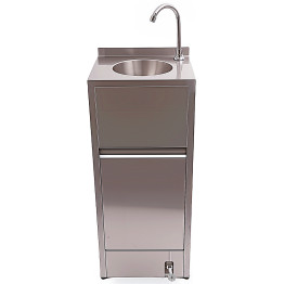 Foot Operated Stainless Steel Hand Wash Station 400×330×970 mm | CaterEq CEWHF279