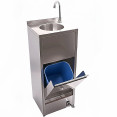 Foot Operated Stainless Steel Hand Wash Station 400×330×970 mm | CaterEq CEWHF279 Foot Operated Stainless Steel Hand Wash Station 400×330×970 mm | CaterEq CEWHF279
