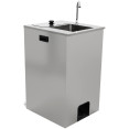 Foot Operated 20L Electric Mobile Wash Hand Basin 555×505×860 mm | CaterEq CEWHFEA5550