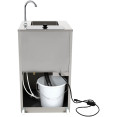 Foot Operated 20L Electric Mobile Wash Hand Basin 555×505×860 mm | CaterEq CEWHFEA5550