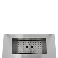 Foot Operated 20L Electric Mobile Wash Hand Basin 555×505×860 mm | CaterEq CEWHFEA5550