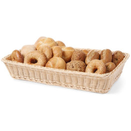Commercial Bread Display Basket 530x325x80mm Nature colour - CEWHRBB1