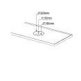 Commercial Stainless Steel Single Sink with Left Bowl & Right Scrapping Hole + Splashback 1500x600x950mm | CaterEq CEWHSTD1560L