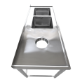 Commercial Stainless Steel Double Sink with 2 Right Bowls & Left Scrapping Hole + Splashback 2000x600x950mm | CaterEq CEWHSTT2060R Commercial Stainless Steel Double Sink with 2 Right Bowls & Left Scrapping Hole + Splashback 2000x600x950mm | CaterEq CEWHSTT2060R