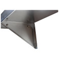 Wall Shelf Stainless steel 1200x400x250mm - CEWHWS40120