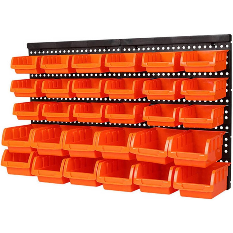 32 Piece Wall Storage Bin Set - CEWK1812
