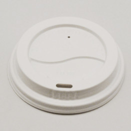 1000pcs Coffee Cup Lids for 8oz cups White - CEWLID8OZ