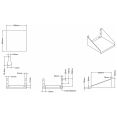 Microwave Shelf Stainless steel 600x600mm - CEWMS600X600