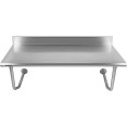 Professional Wall Mounted Work table Stainless steel 2000x700x900mm - CEWMTB70200