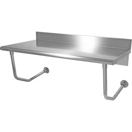 Professional Wall Mounted Work table Stainless steel 1200x700x900mm - CEWMTB70120
