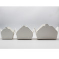 300pcs White Lunch Box 800ml PE - CEWPLB800