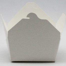 300pcs White Lunch Box 800ml PE - CEWPLB800