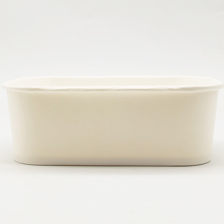 300pcs White Rectangular Bowl 750ml PE - CEWPRB750 300pcs White Rectangular Bowl 750ml PE - CEWPRB750