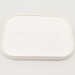 300pcs White Lids for Rectangular Bowl PE - CEWPRLID