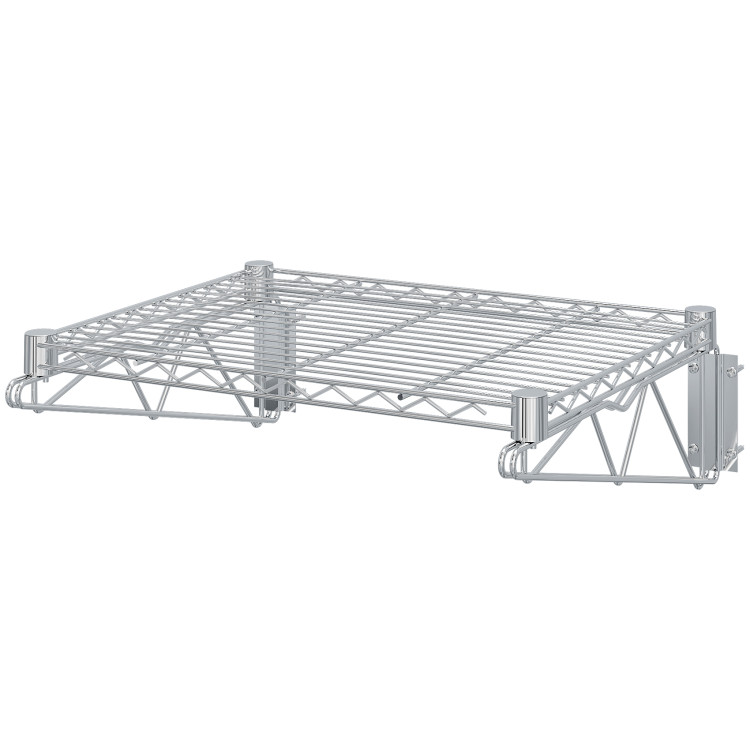 Steel Wire Wall Shelf 750 × 450 mm| CaterEq CEWR7545A1C Steel Wire Wall Shelf 750 × 450 mm| CaterEq CEWR7545A1C