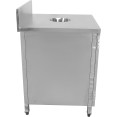 Commercial Waste Bin Cabinet Stainless steel - CEWRSA7070H