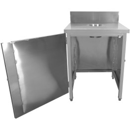 Commercial Waste Bin Cabinet Stainless steel - CEWRSA7070H