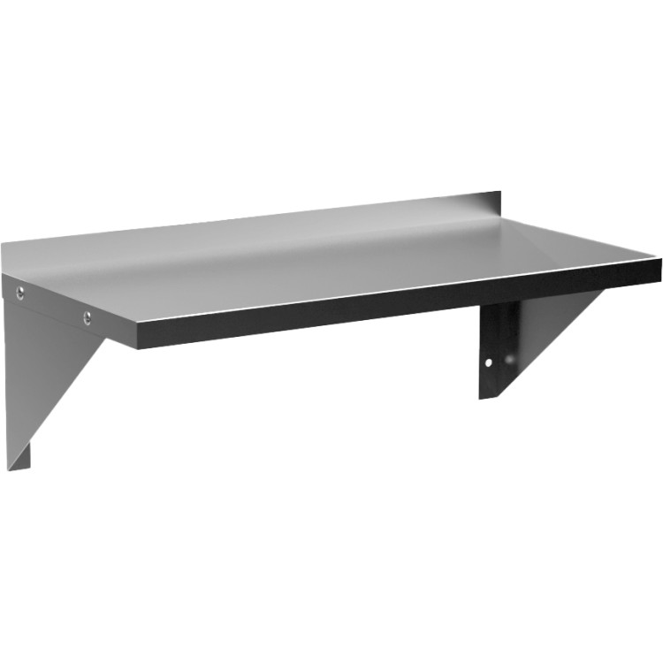 Commercial Wall Shelf Stainless Steel 765x360x240mm - CEWS1430 Commercial Wall Shelf Stainless Steel 765x360x240mm - CEWS1430