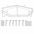 Wall Shelf Corner unit Stainless steel 600x600x350mm | CaterEq CEWSCN6035 Wall Shelf Corner unit Stainless steel 600x600x350mm | CaterEq CEWSCN6035