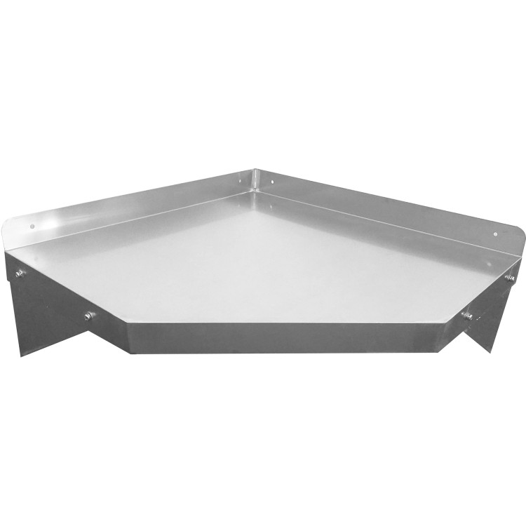 Wall Shelf Corner unit Stainless steel 1000x1000x300mm - CEWSCN10030