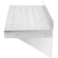 Wall Shelf Perforated 1 tier Stainless steel 1500x300x254mm - CEWSW30150P